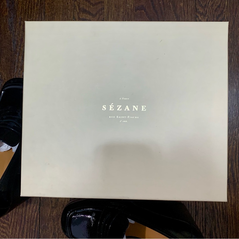 Sezane - JESSIE LOAFERS. Patent Black. Brand New. Size 38/US7 - Picture 7 of 11